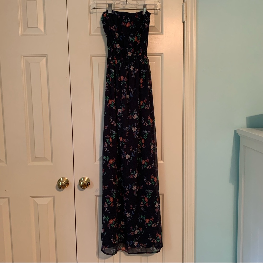 Hollister Strapless Maxi Dress